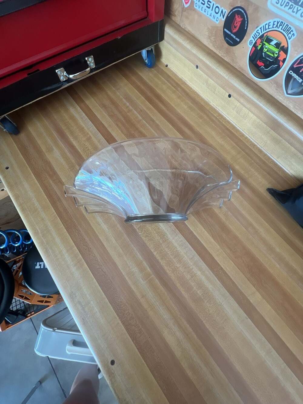 Vintage DUNCAN & MILLER Clear Glass Oval Bowl Centerpiece 14”